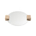 Showcasing Ladama Round Mirror Plate FC-W25003B  by Calibre Furniturs