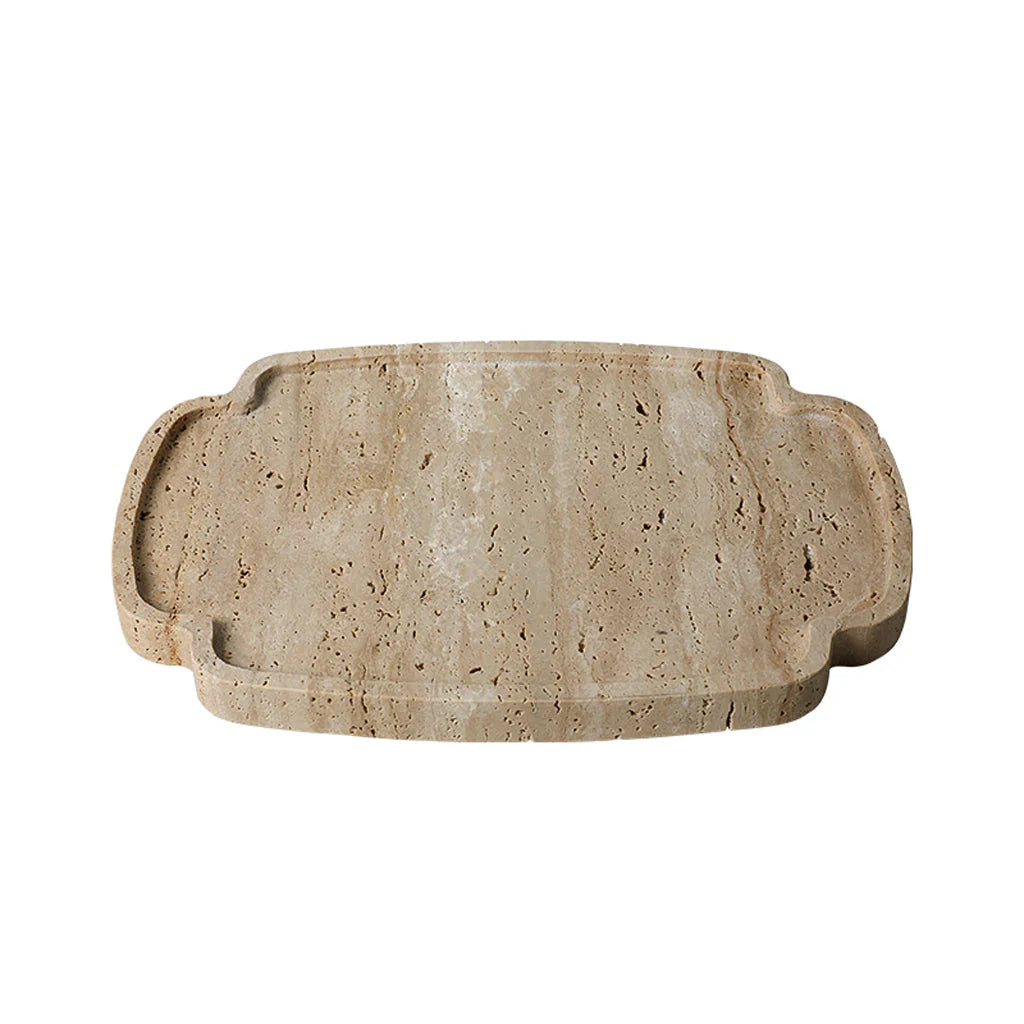 Showcasing Madesena Cloud Edge Marble Plate FB-T25025  by Calibre Furniturs
