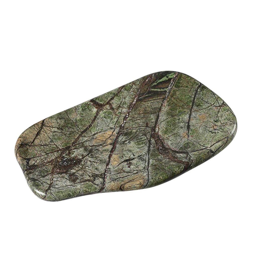 Showcasing Caluma Simple Marble Plate - Green FB-T25021  by Calibre Furniturs