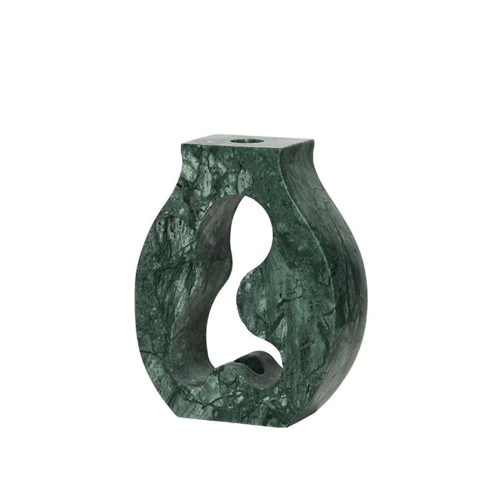 Showcasing Vacora Marble Hollow Bottle - Green FB-T25042  by Calibre Furniturs
