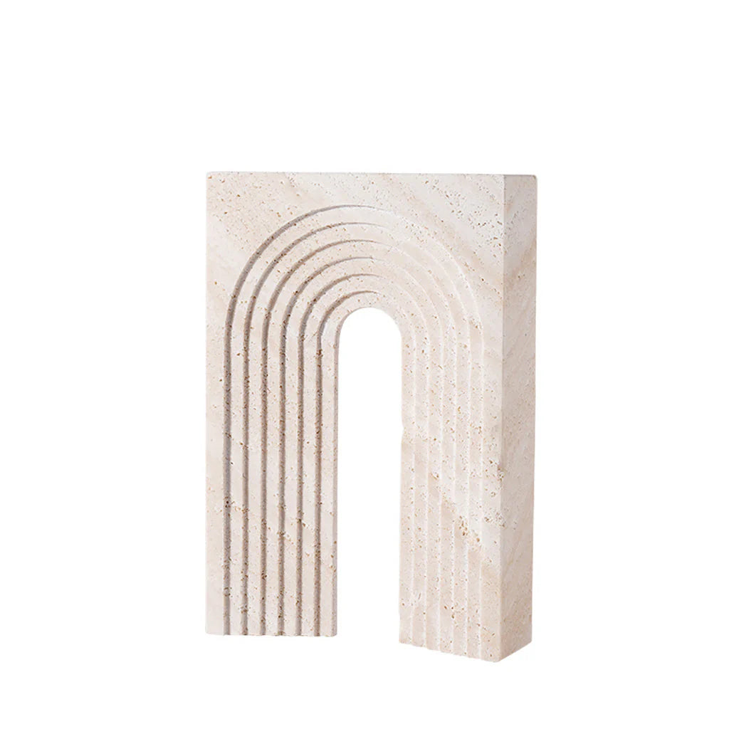 Showcasing Rovemora Stone Arched Ornaments - Medium FB-T2124B  by Calibre Furniturs