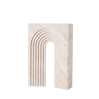 Showcasing Rovemora Stone Arched Ornaments - Medium FB-T2124B  by Calibre Furniturs