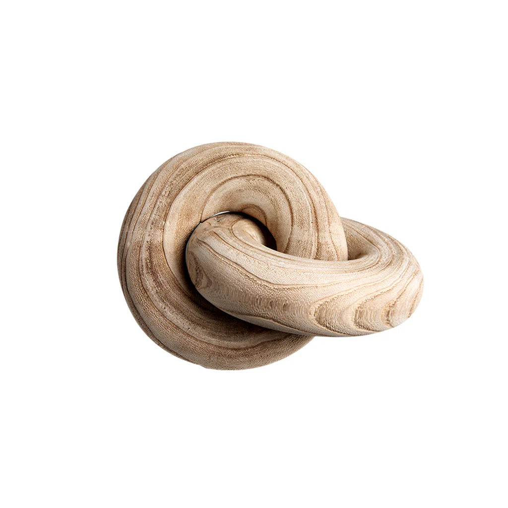 Showcasing Dacena Two Ring Buckle Ornaments - Natural FB-MC23003A  by Calibre Furniturs