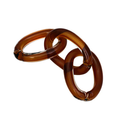 Showcasing Kegarina Handmade Glass Three Ring - Tea Color FB-E25006B  by Calibre Furniturs