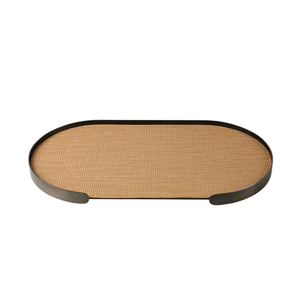 Showcasing Lelucora Oval Tray Coffee A FC-W25002A  by Calibre Furniturs