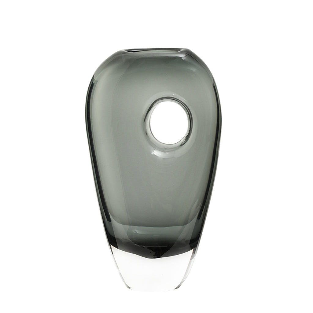 Medium Hole Vase A - Grey