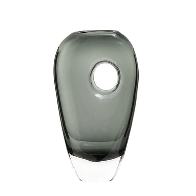 Showcasing Titoro Medium Hole Vase A - Grey FB-E24070A Vase by Calibre Furniturs