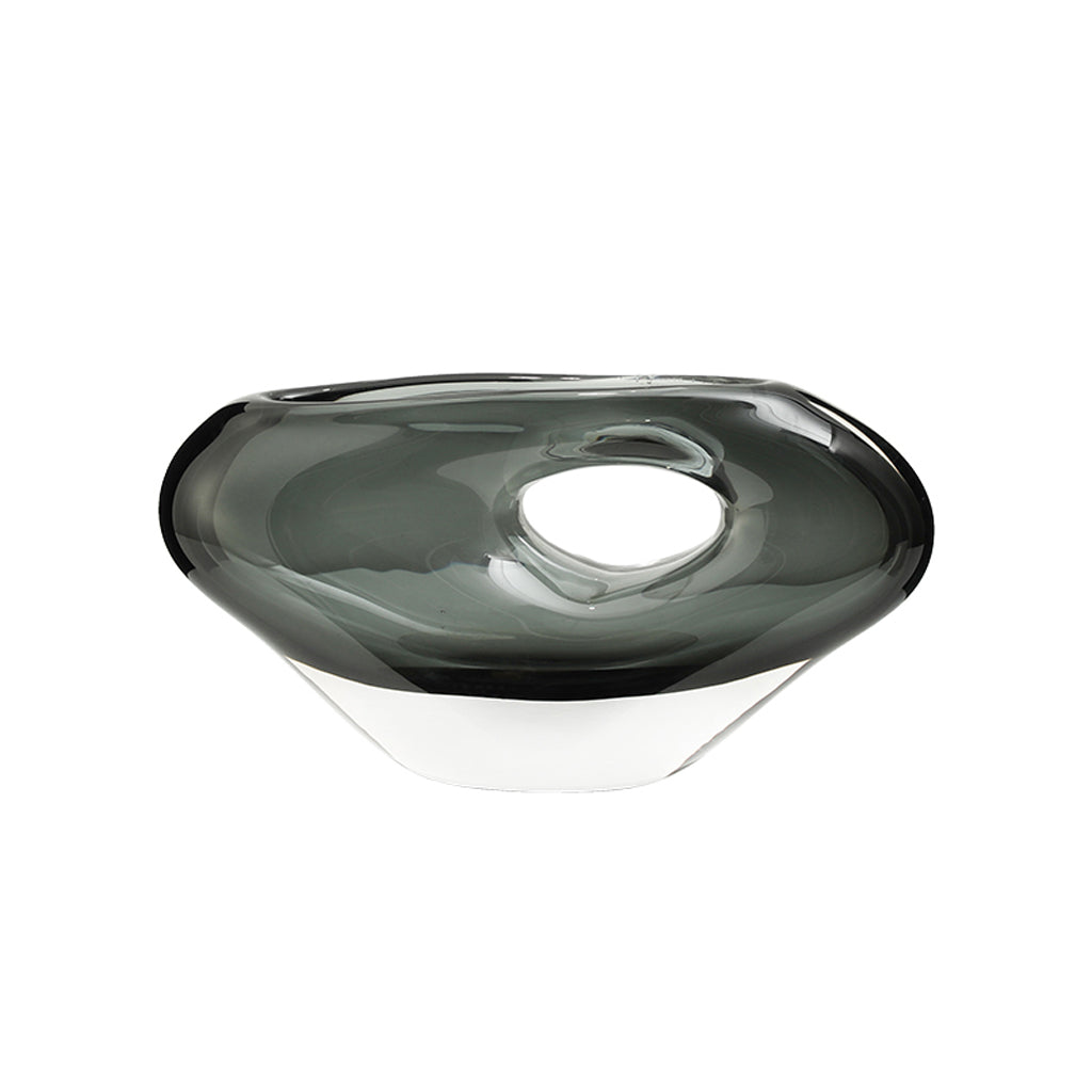 Medium Hole Vase B - Grey