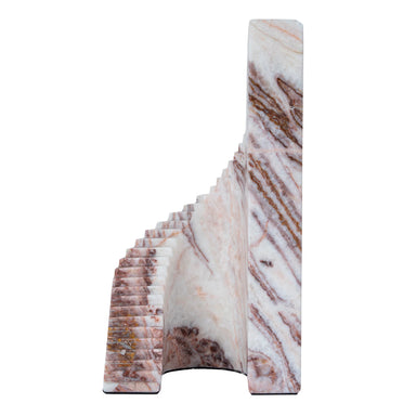 Showcasing Divavela Step Marble Sculpture - Red Ochre AC12531-KM  by Calibre Furniturs