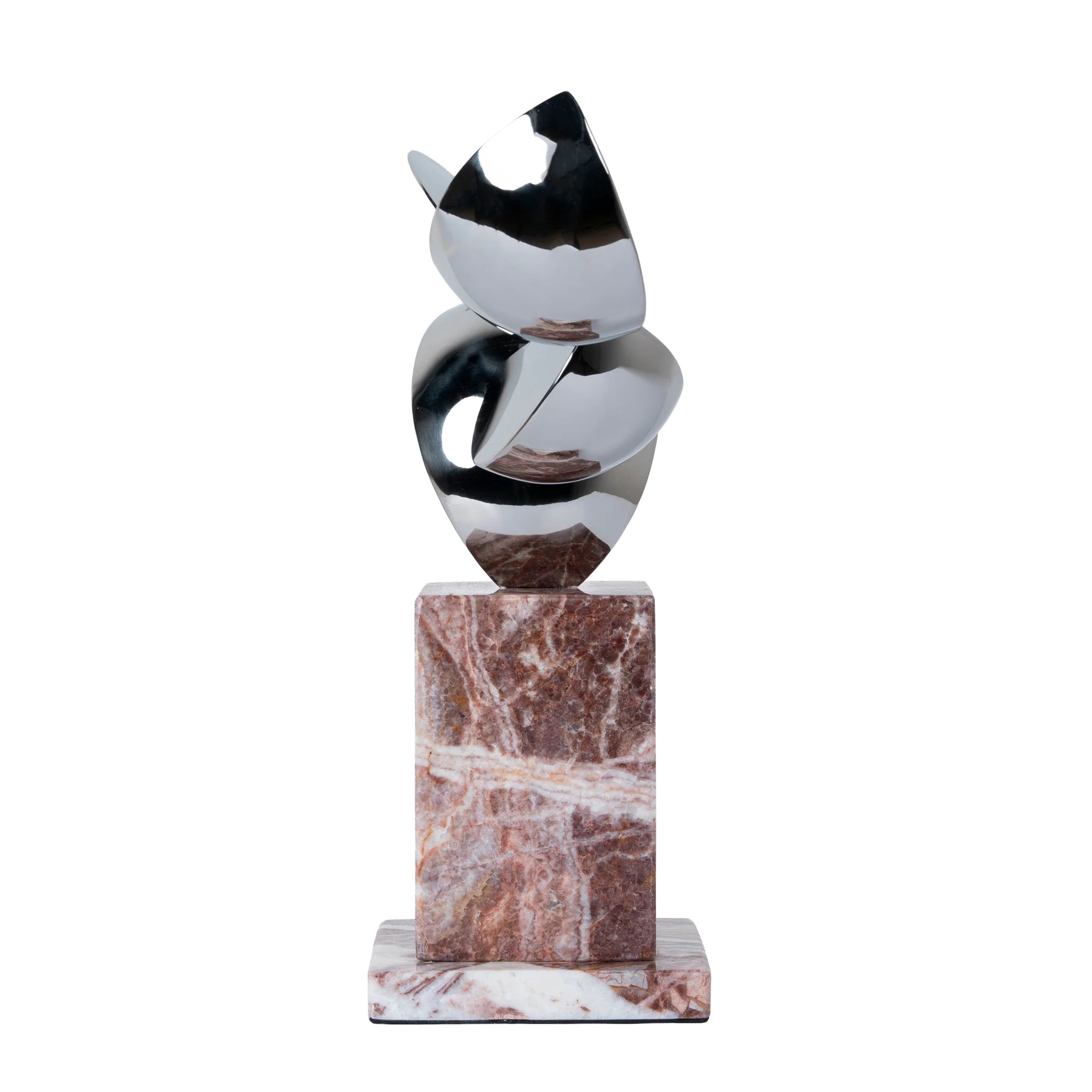 Showcasing Periro Silver Winged Sculpture - Red Ochre AC12532-KM  by Calibre Furniturs
