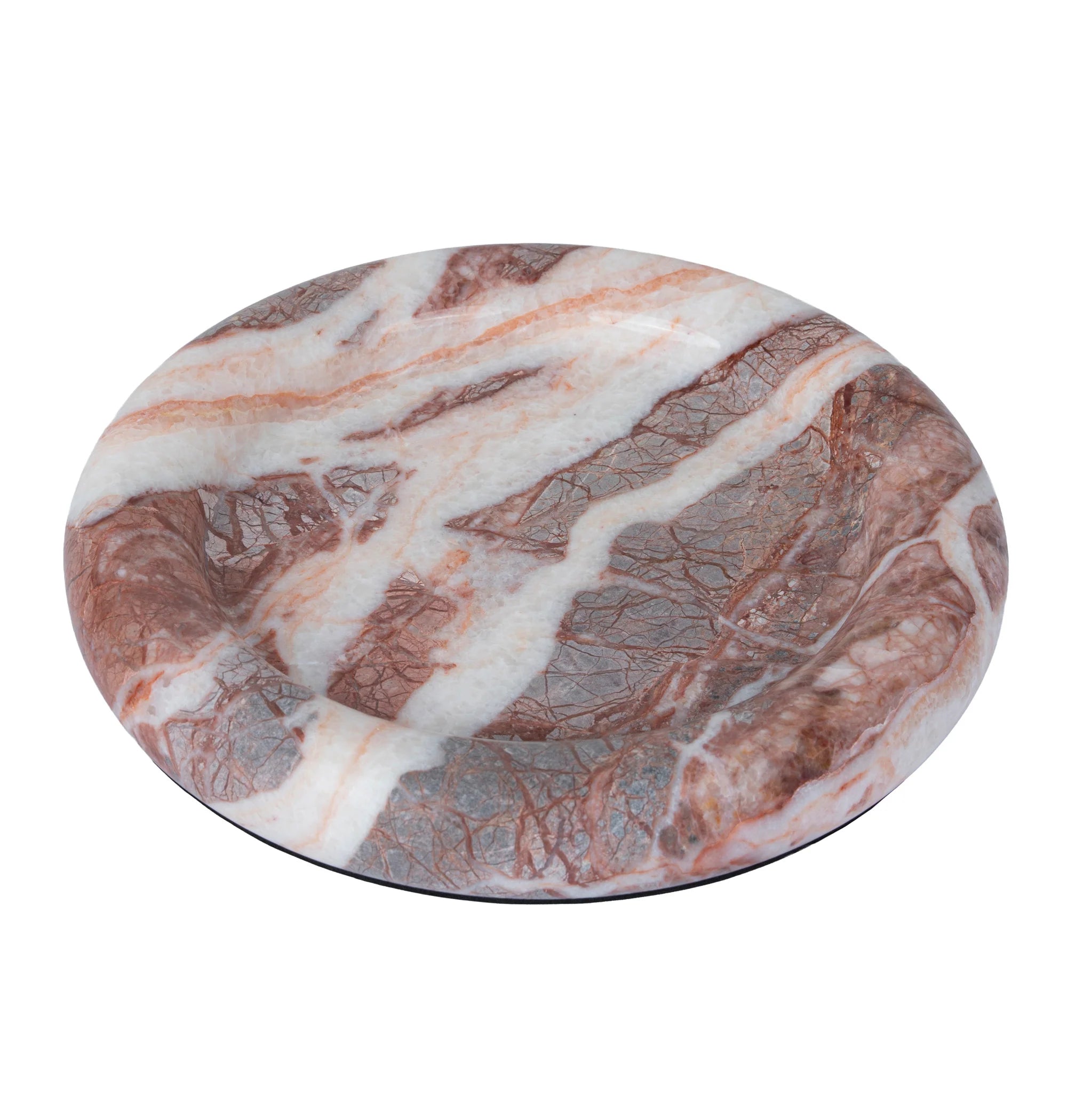 Showcasing Sicenara Marble Bowl - Red Ochre AC12533-KM  by Calibre Furniturs