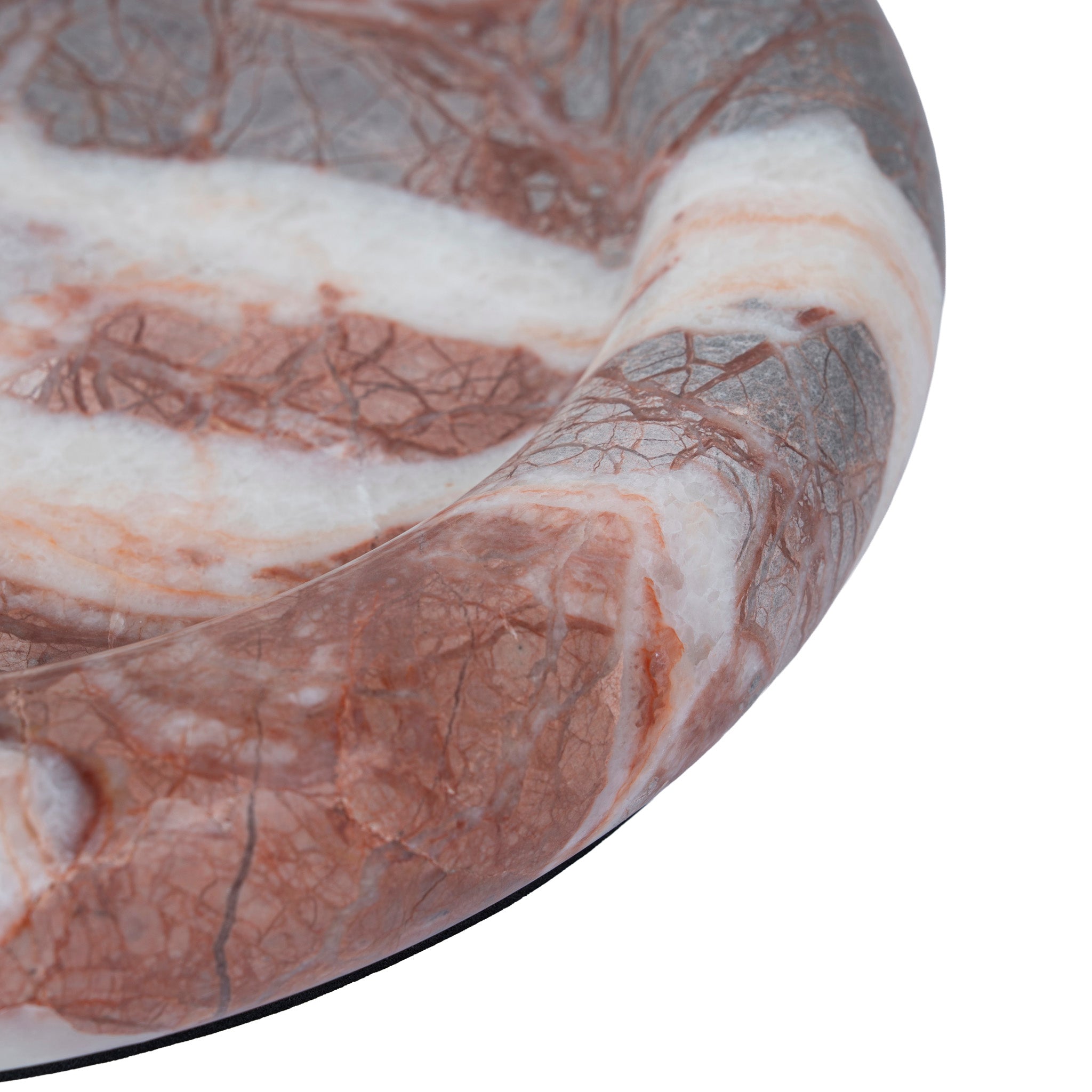 Marble Bowl - Red Ochre