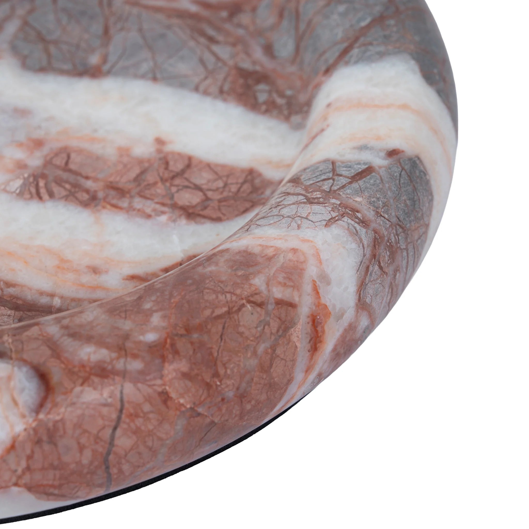 Sicenara Marble Bowl - Red Ochre