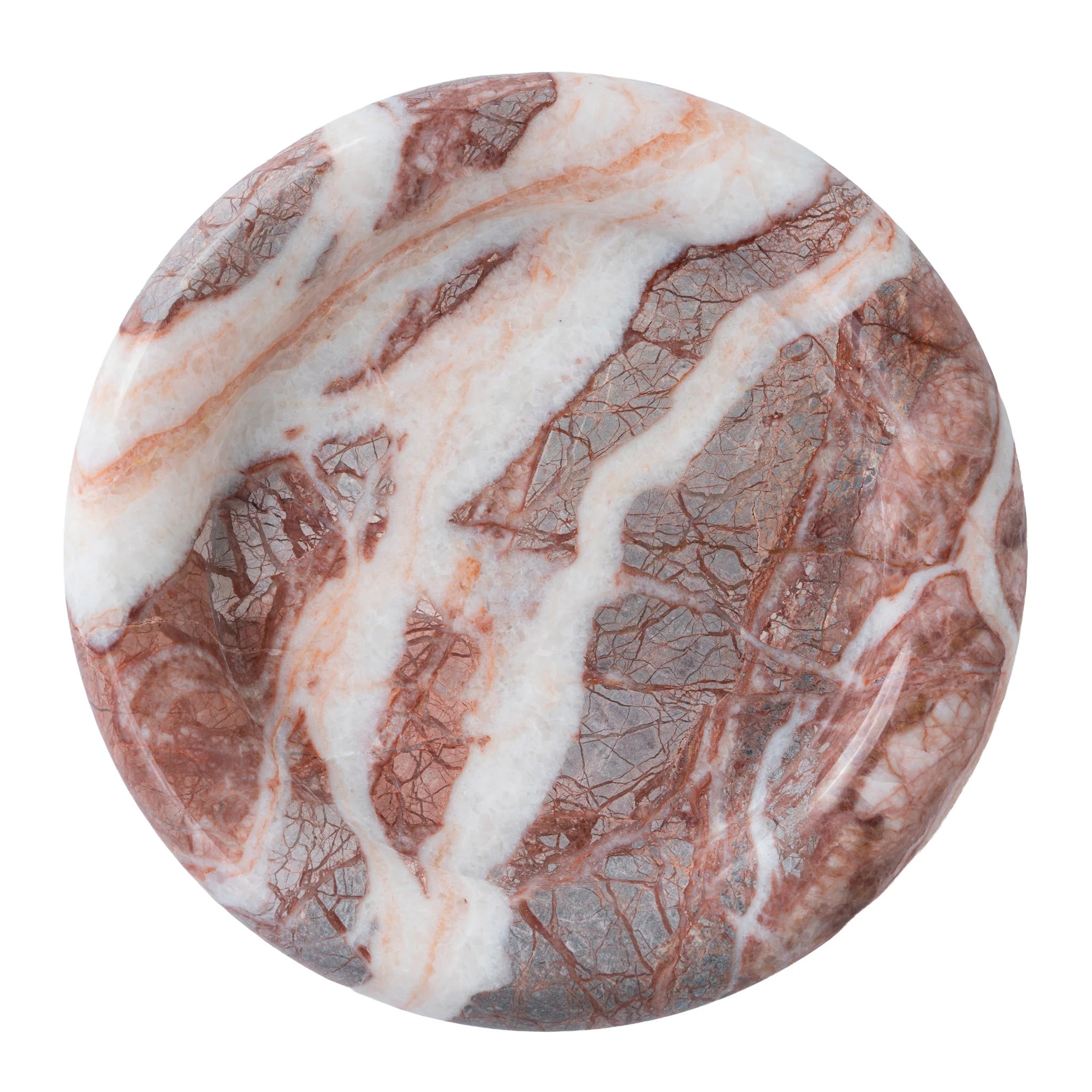 Sicenara Marble Bowl - Red Ochre