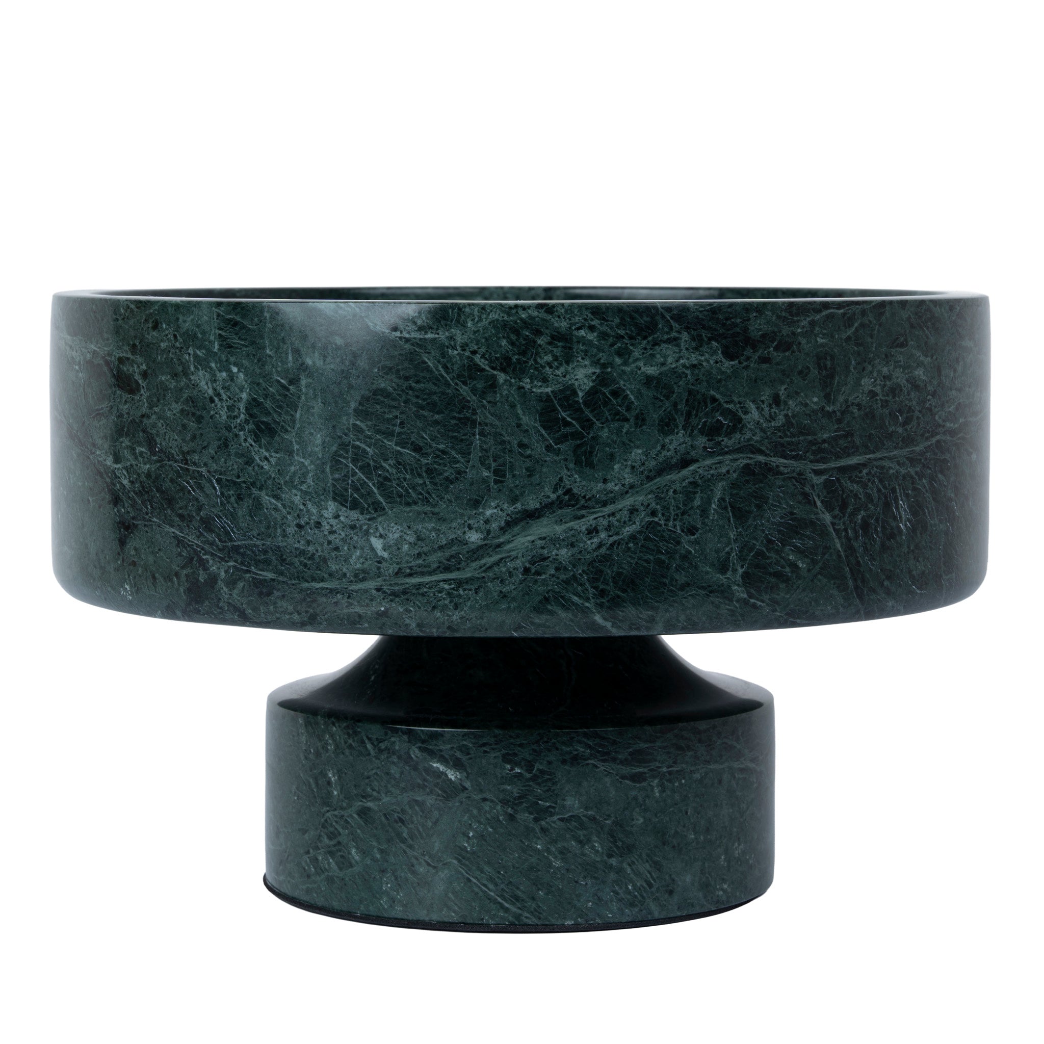 Round Marble Tray - Green