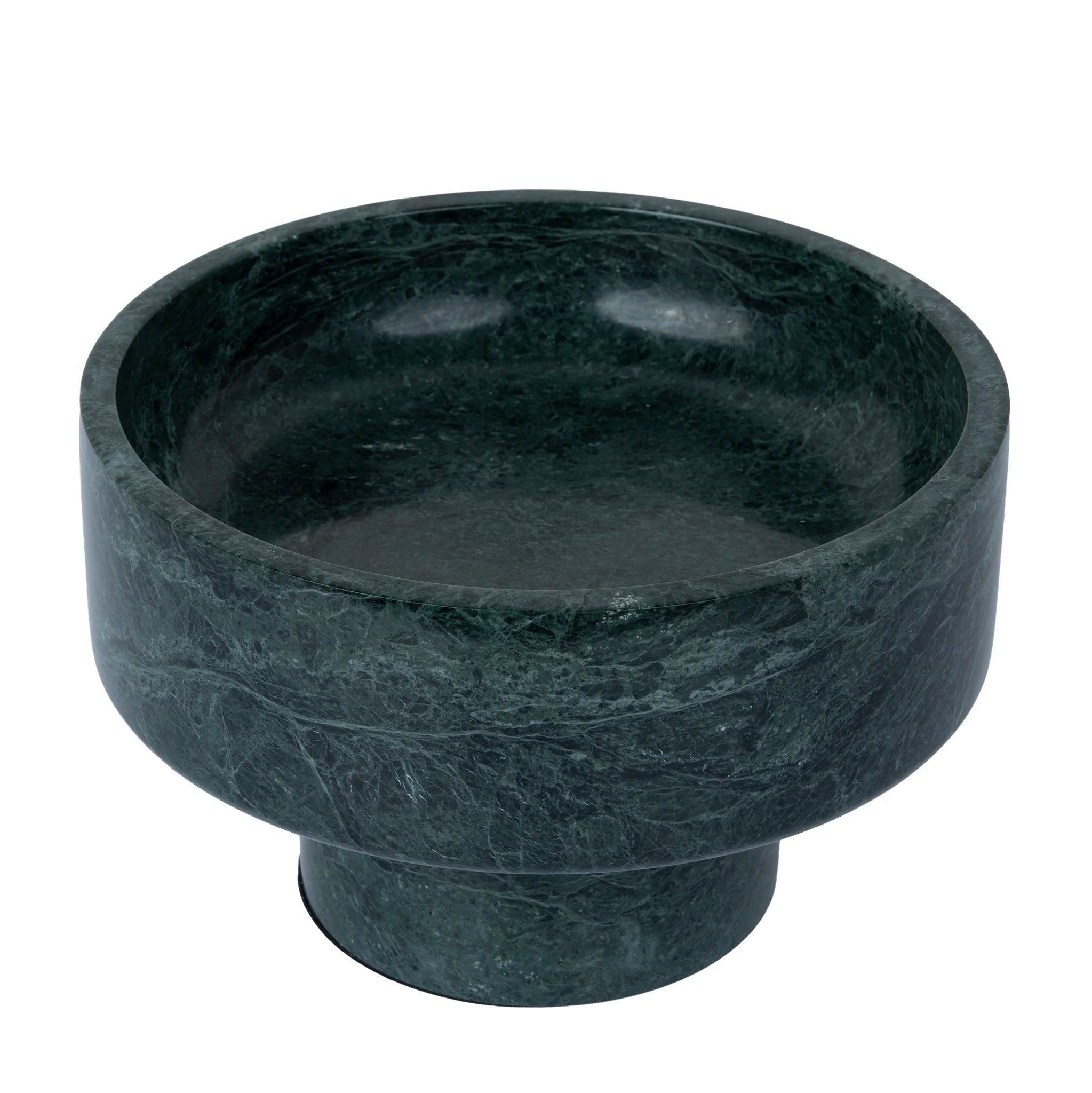 Showcasing Tinubela Round Marble Tray - Green AC12534-KM  by Calibre Furniturs