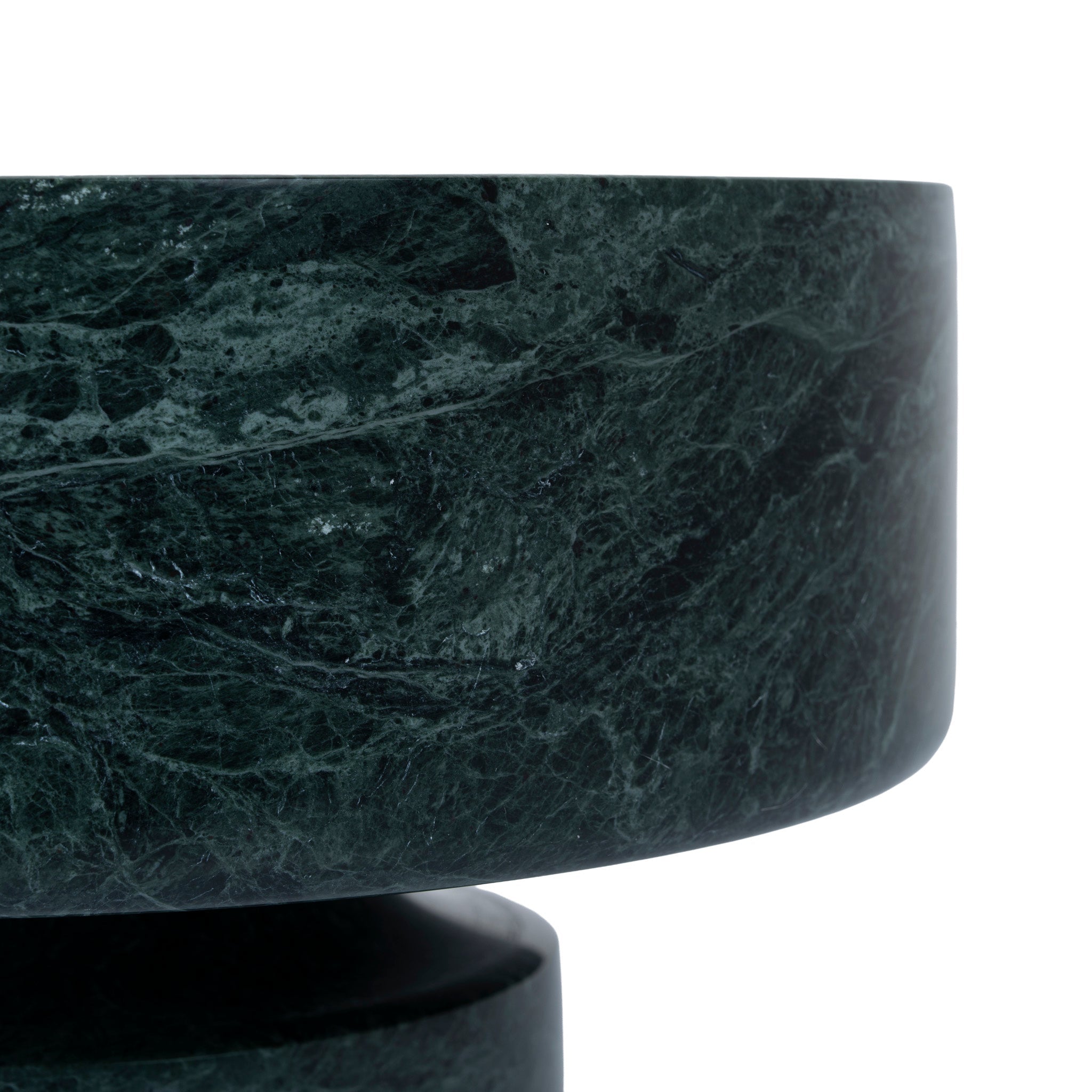 Round Marble Tray - Green - image 4