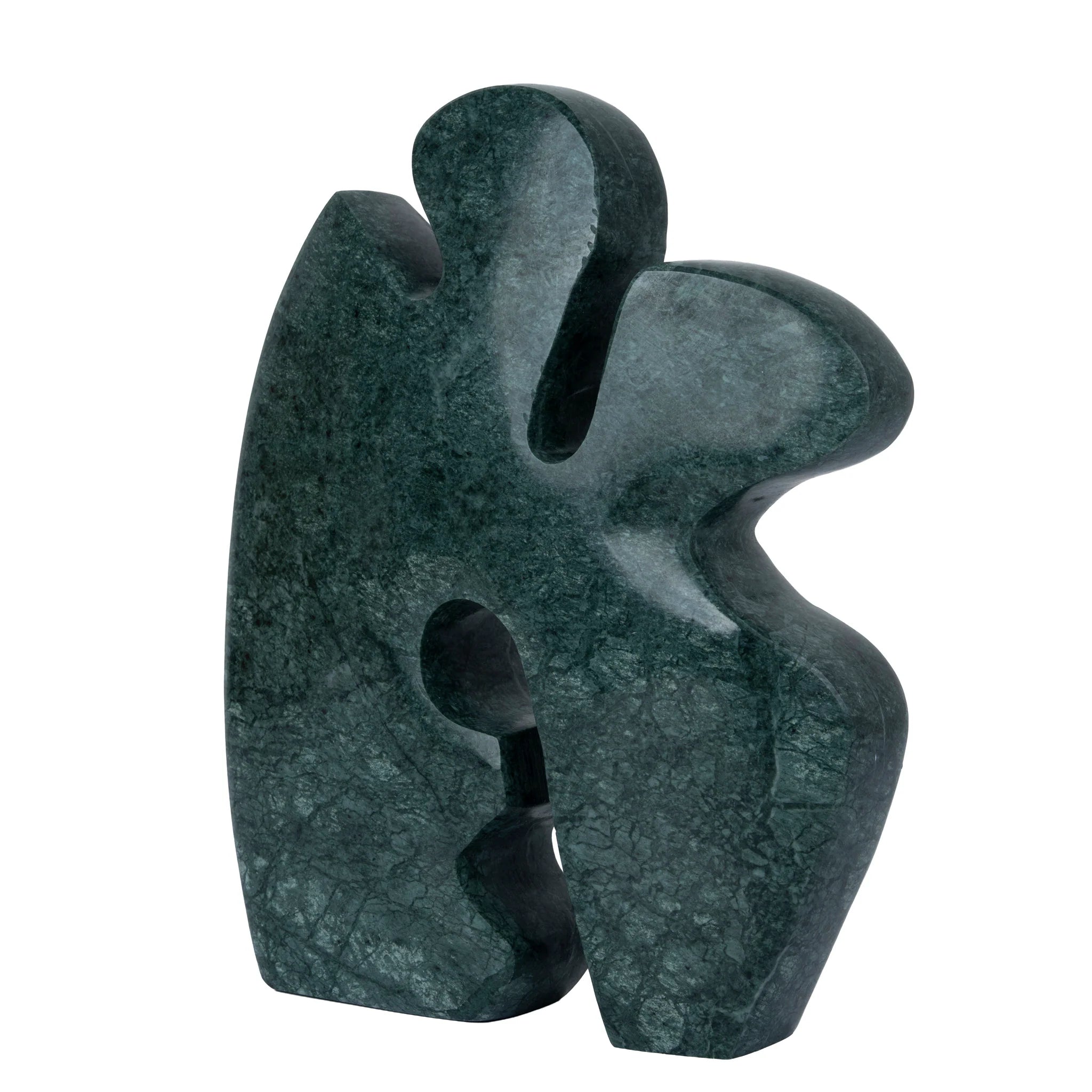 Showcasing Sodetala Carved Marble Accent Sculpture - Green AC12535-KM  by Calibre Furniturs