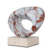 Showcasing Pelumila Halo Marble Sculpture - Bulgari Red AC12536-KM  by Calibre Furniturs