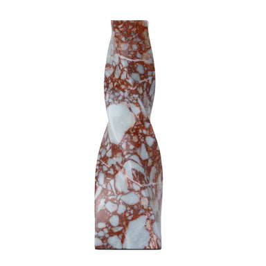 Showcasing Silita Spiral Marble Decor - Bulgari Red AC12538-KM  by Calibre Furniturs