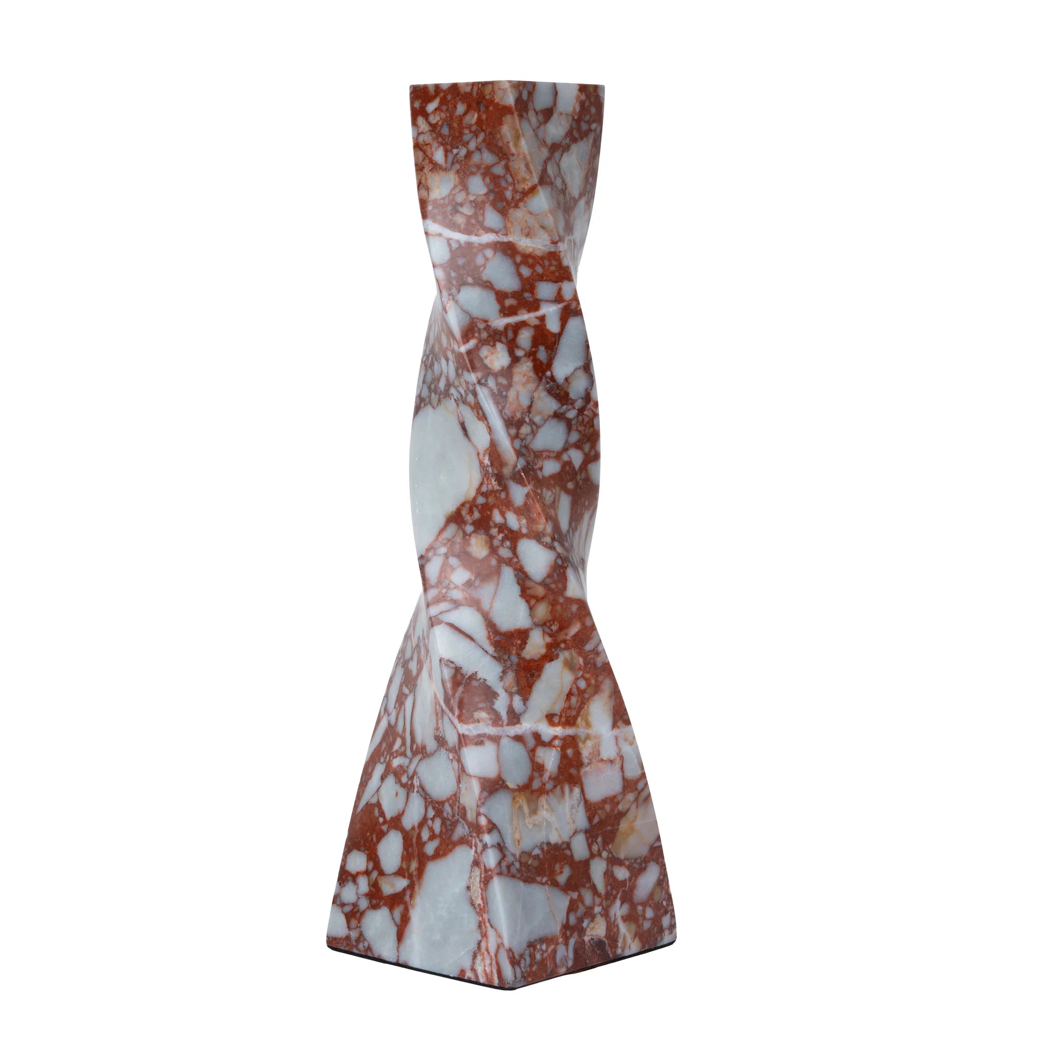 Showcasing Silita Spiral Marble Decor - Bulgari Red AC12538-KM  by Calibre Furniturs