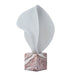 Showcasing Becerina Geometric Marble Sculpture - Red Ochre AC12539-KM  by Calibre Furniturs