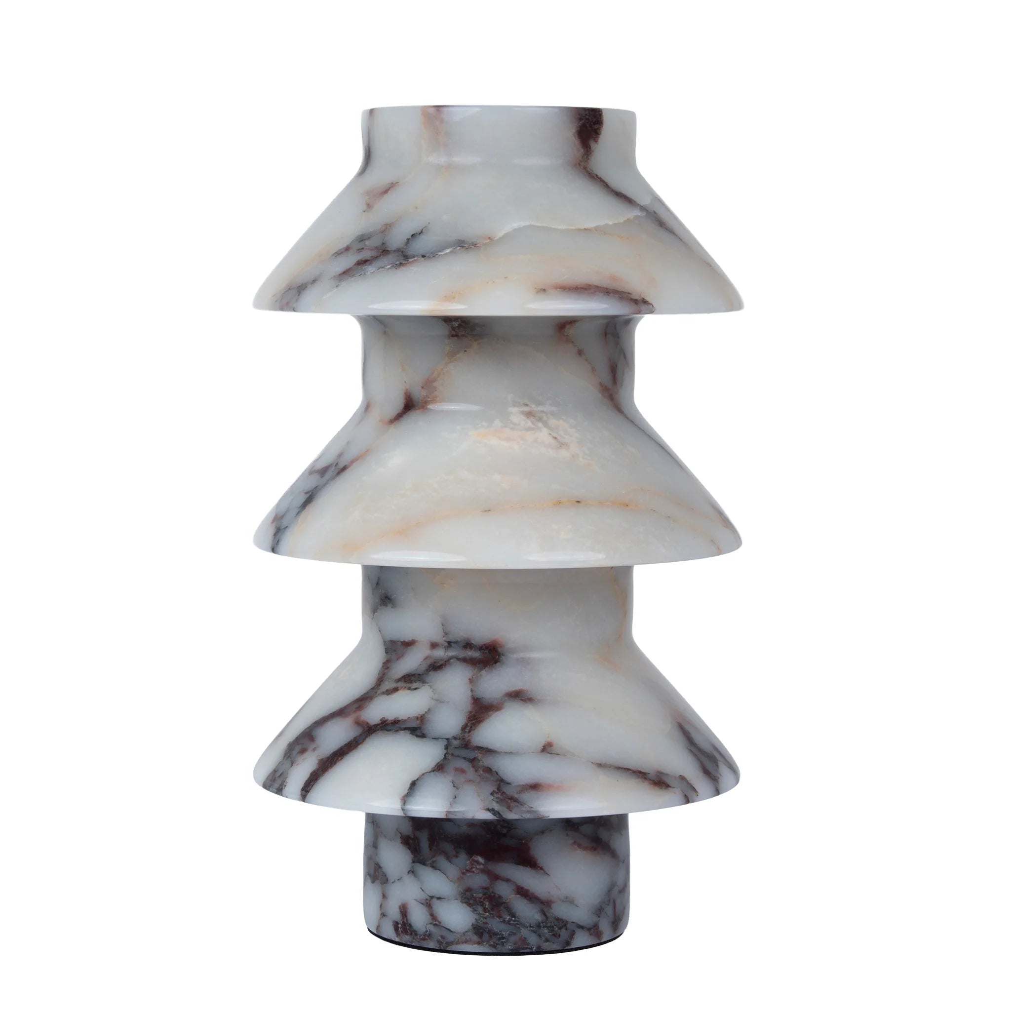 Showcasing Nasala Tree-shaped Vase - Bulgari Purple AC12541-KM Vase by Calibre Furniturs