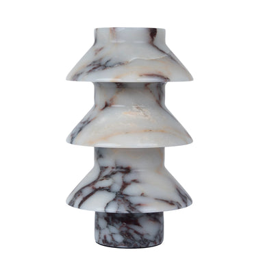 Showcasing Nasala Tree-shaped Vase - Bulgari Purple AC12541-KM Vase by Calibre Furniturs