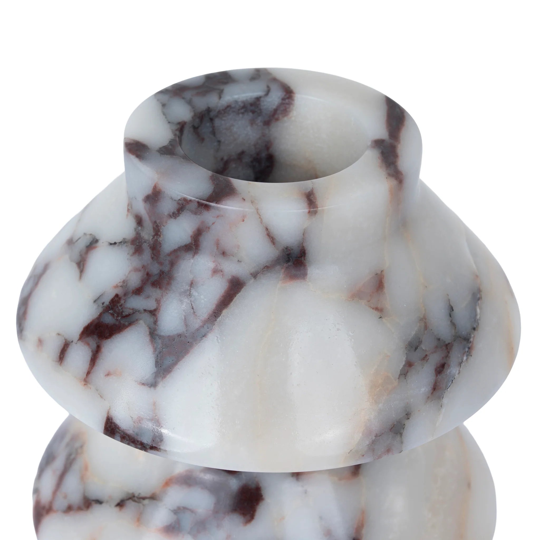 Showcasing Nasala Tree-shaped Vase - Bulgari Purple AC12541-KM Vase by Calibre Furniturs