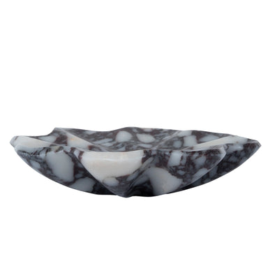 Showcasing Pinelo Sculptural Marble Tray - Bulgari Purple AC12542-KM  by Calibre Furniturs
