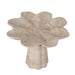 Showcasing Ditocora Petal Shaped Travertine Vase - Beige AC12652-KM Vase by Calibre Furniturs
