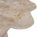 Showcasing Ditocora Petal Shaped Travertine Vase - Beige AC12652-KM Vase by Calibre Furniturs