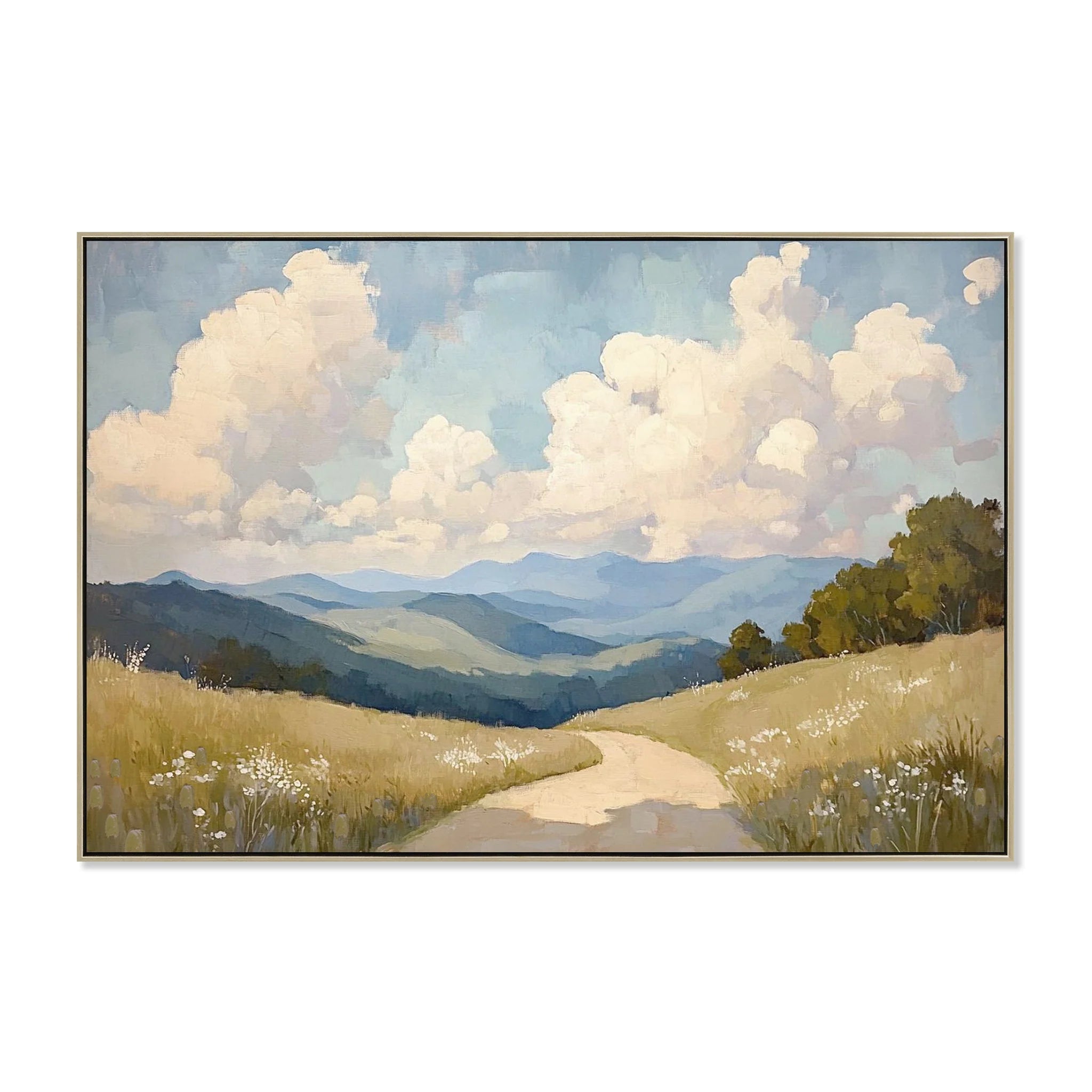 Showcasing Cireta 120 x 80cm Framed Canvas - Natural AR12185-CLO Artwork by Calibre Furniturs