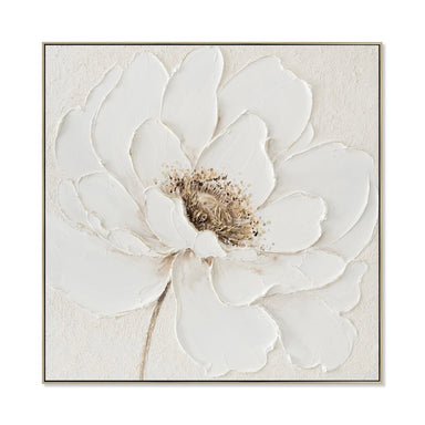 Showcasing Vaguvera 80 x 80cm Framed Canvas - Natural AR12187-CLO Artwork by Calibre Furniturs
