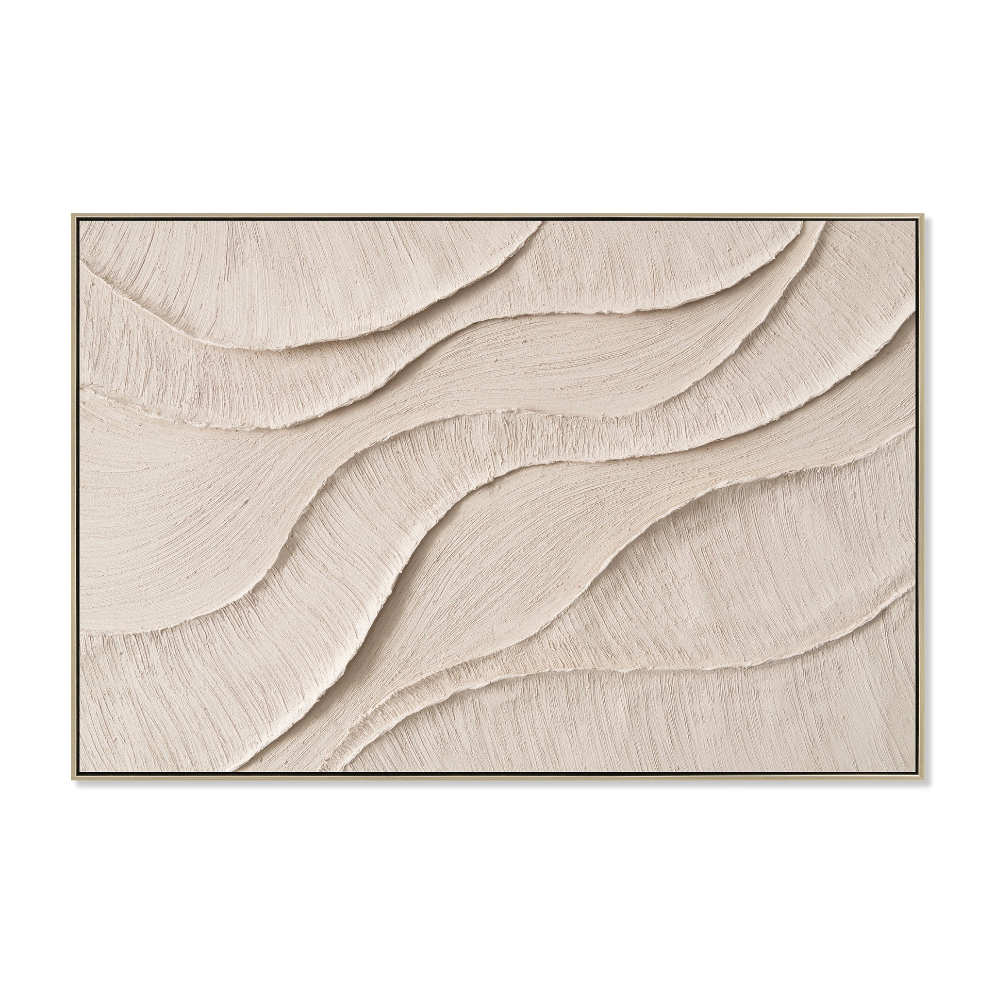 CAR12731-CLO Tide 150 x 100cm Framed Canvas - Natural