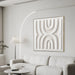 Showcasing Rotovera 80 x 80cm Framed Canvas - Natural AR12191-CLO Artwork by Calibre Furniturs