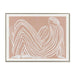 Showcasing Podora 80 x 60cm Framed Canvas - Natural AR12192-CLO Artwork by Calibre Furniturs