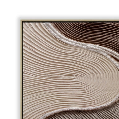 Showcasing Poridora 120 x 90cm Framed Canvas - Natural AR12193-CLO Artwork by Calibre Furniturs