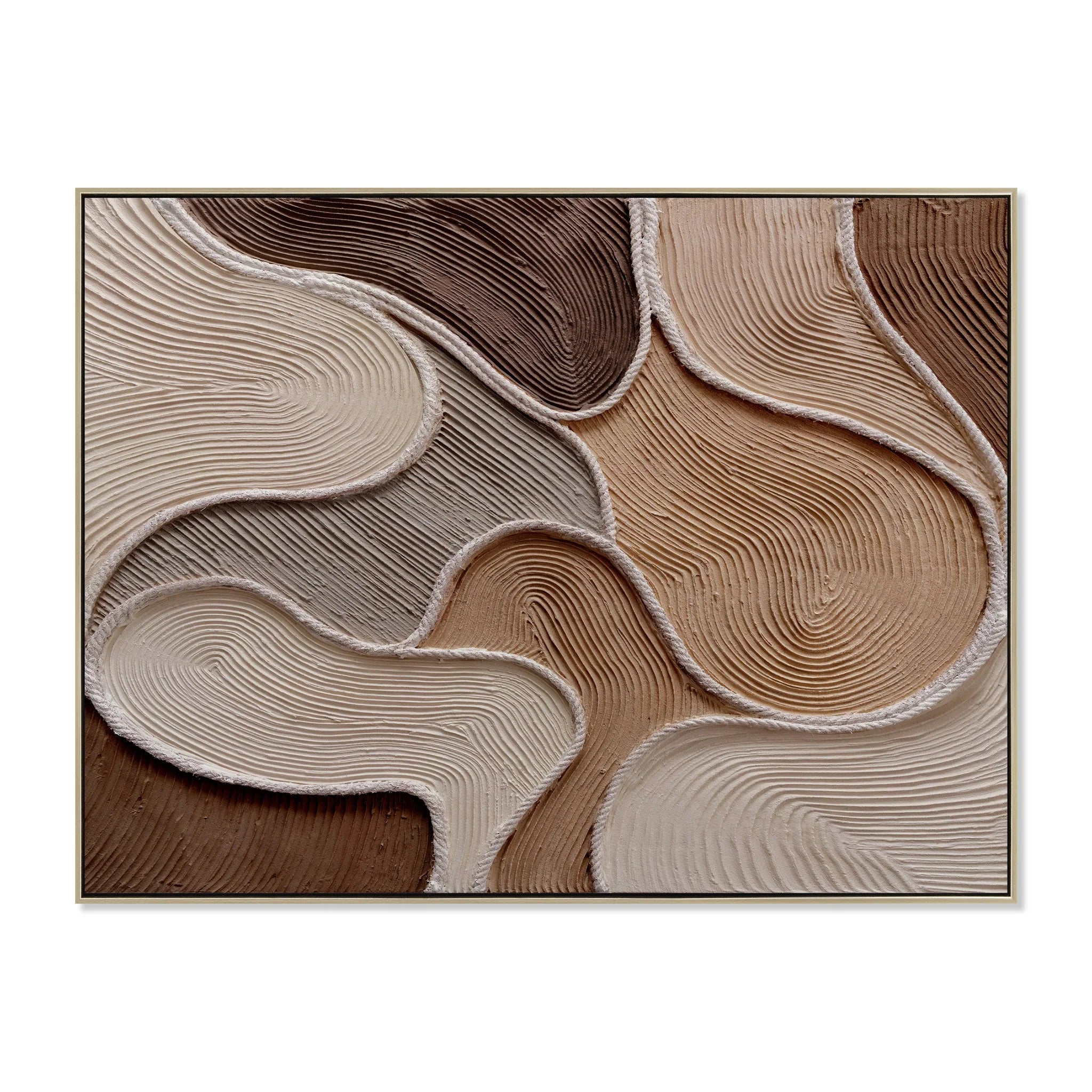 Showcasing Poridora 120 x 90cm Framed Canvas - Natural AR12193-CLO Artwork by Calibre Furniturs