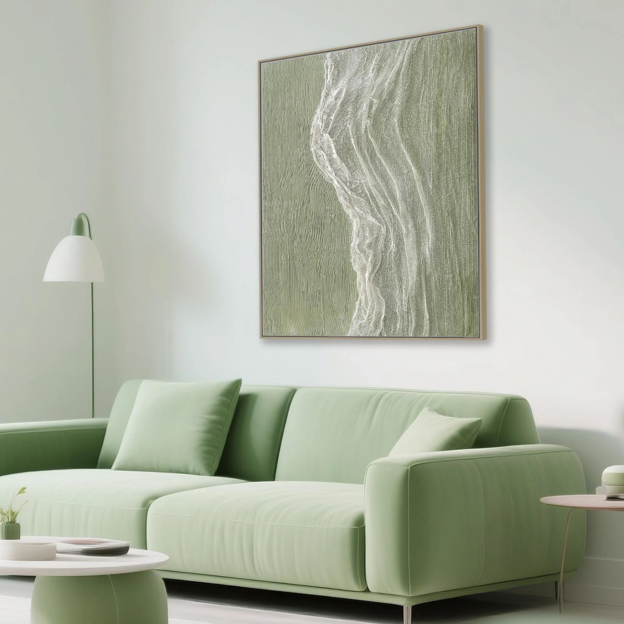 Showcasing Bamavela 80 x 100cm Framed Canvas - Natural AR12196-CLO Artwork by Calibre Furniturs