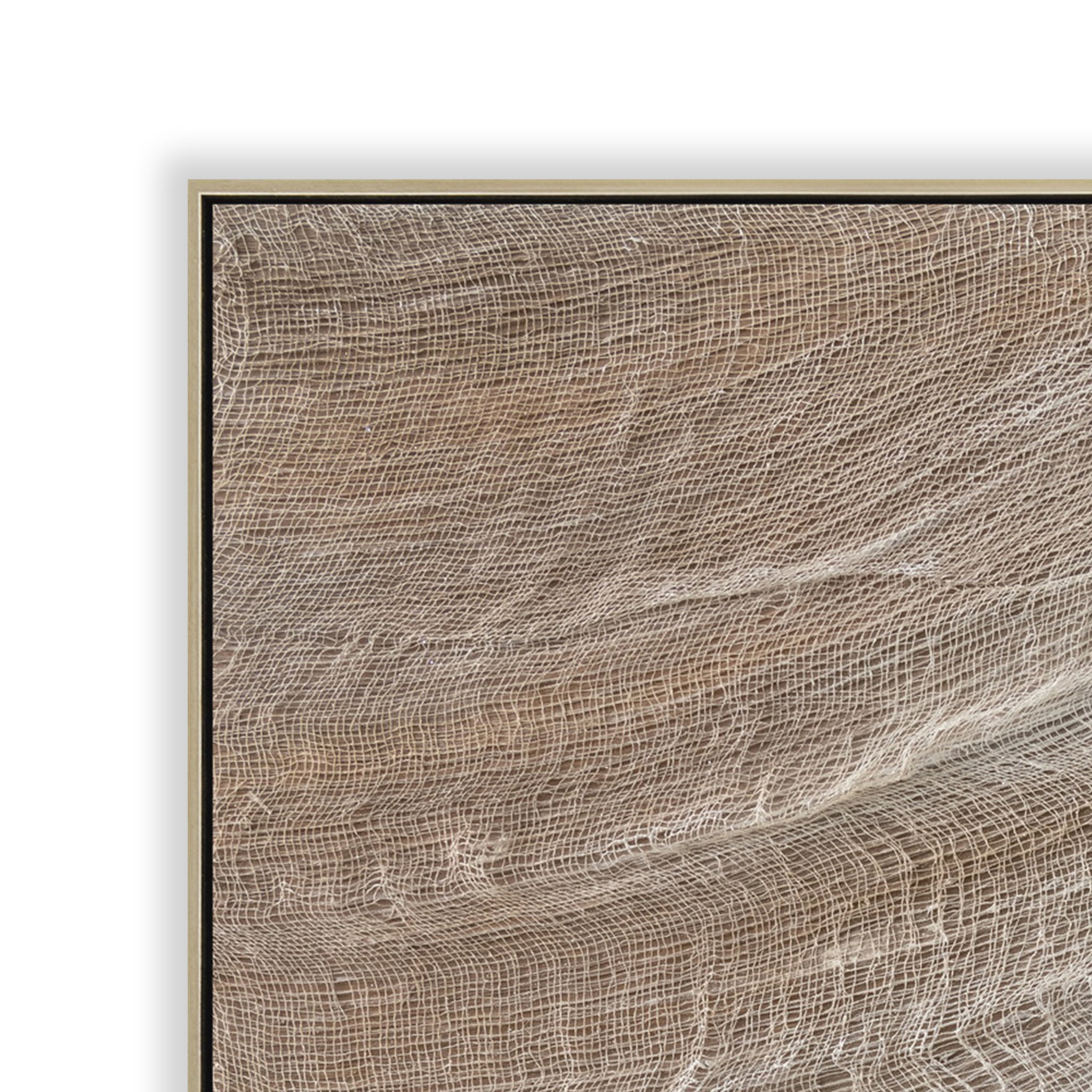 80 x 100cm Framed Canvas - Natural - Ondelle