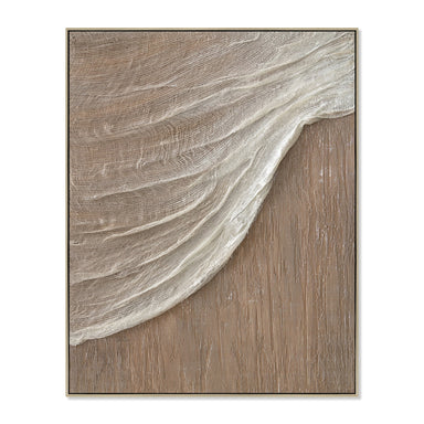 Showcasing Basama 80 x 100cm Framed Canvas - Natural AR12197-CLO Artwork by Calibre Furniturs
