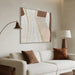 Showcasing Nopera 100 x 100cm Framed Canvas - Natural AR12199-CLO Artwork by Calibre Furniturs