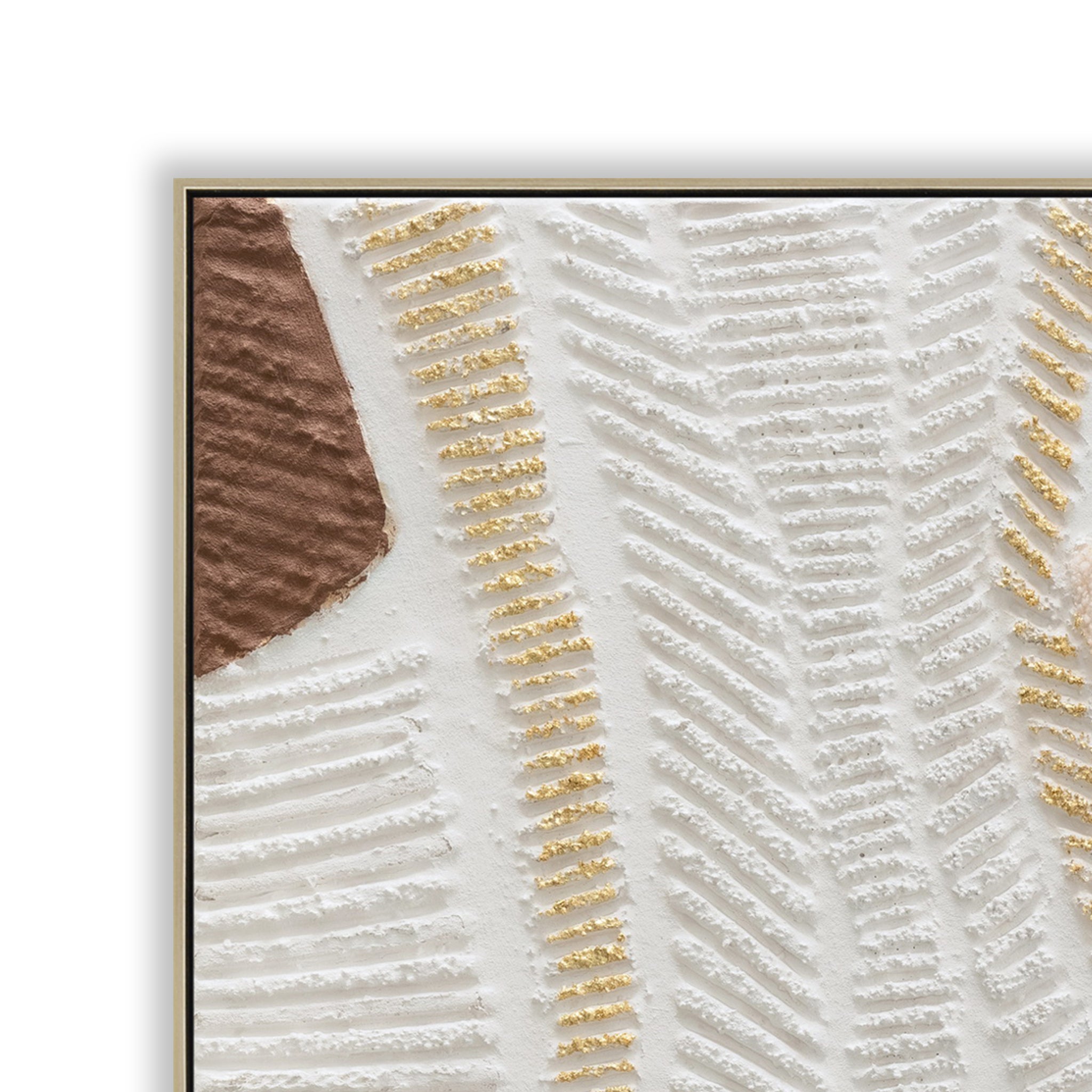 CAR12199-CLO 100 x 100cm Framed Canvas - Natural
