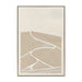 Showcasing Vamora 80 x 120cm Framed Canvas - Natural AR12202-CLO Artwork by Calibre Furniturs