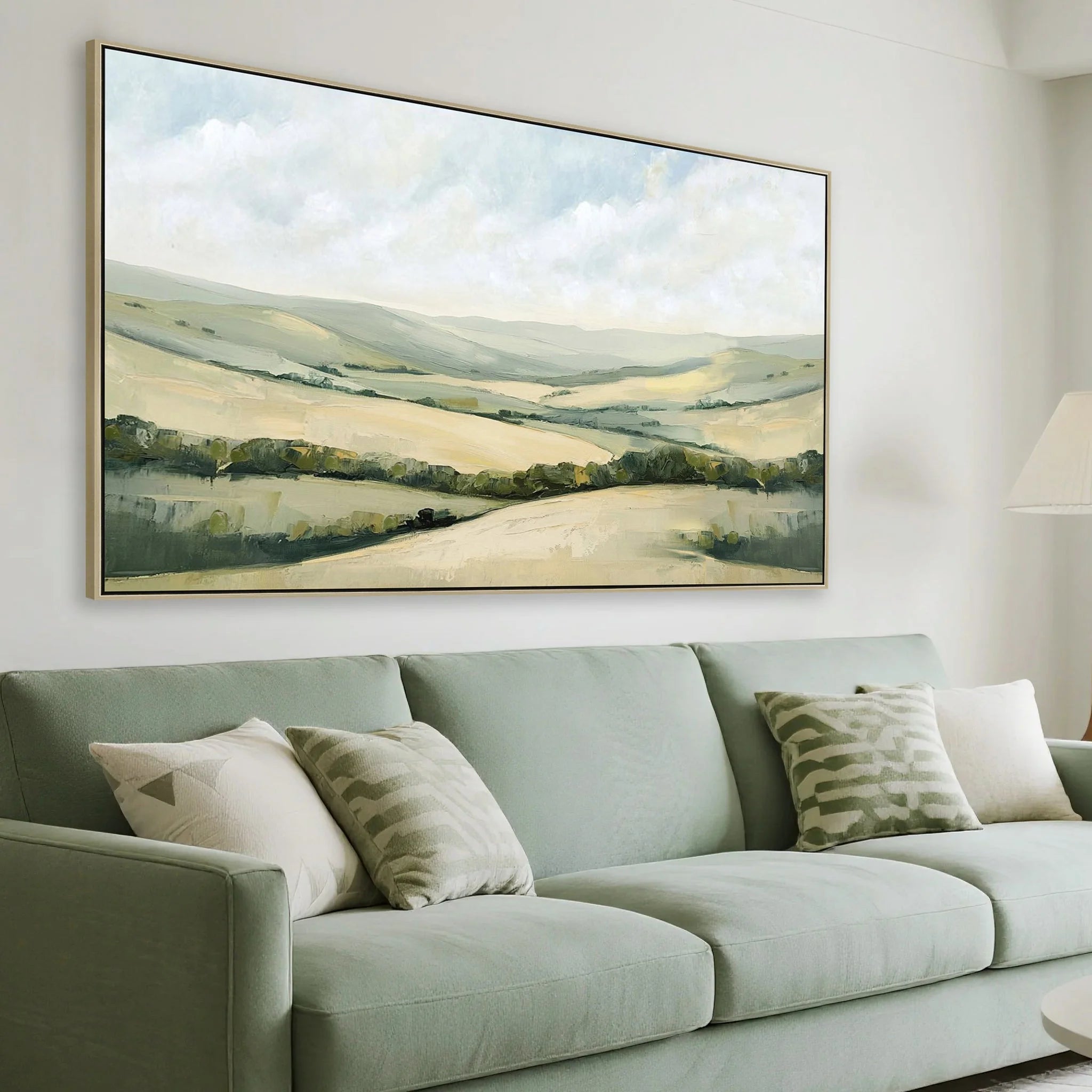 Showcasing Nocesora 120 x 80cm Framed Canvas - Natural AR12204-CLO Artwork by Calibre Furniturs