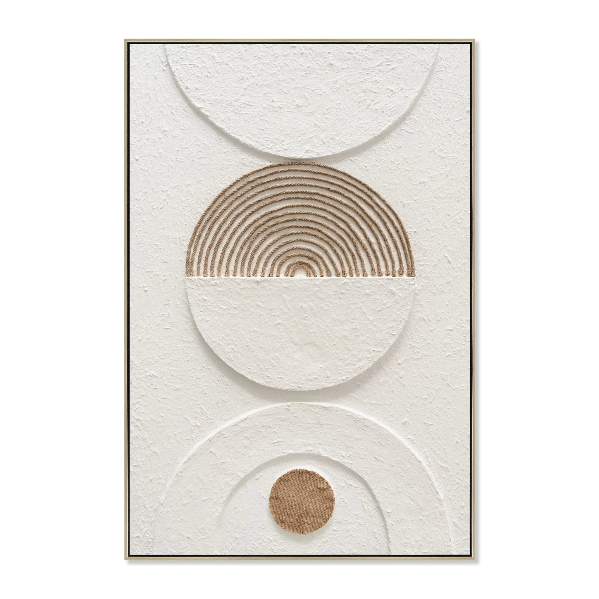 Showcasing Celora 80 x 120cm Framed Canvas - Natural AR12206-CLO Artwork by Calibre Furniturs