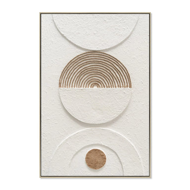 Showcasing Celora 80 x 120cm Framed Canvas - Natural AR12206-CLO Artwork by Calibre Furniturs
