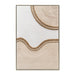 Showcasing Denamila 60 x 90cm Framed Canvas - Natural AR12207-CLO Artwork by Calibre Furniturs