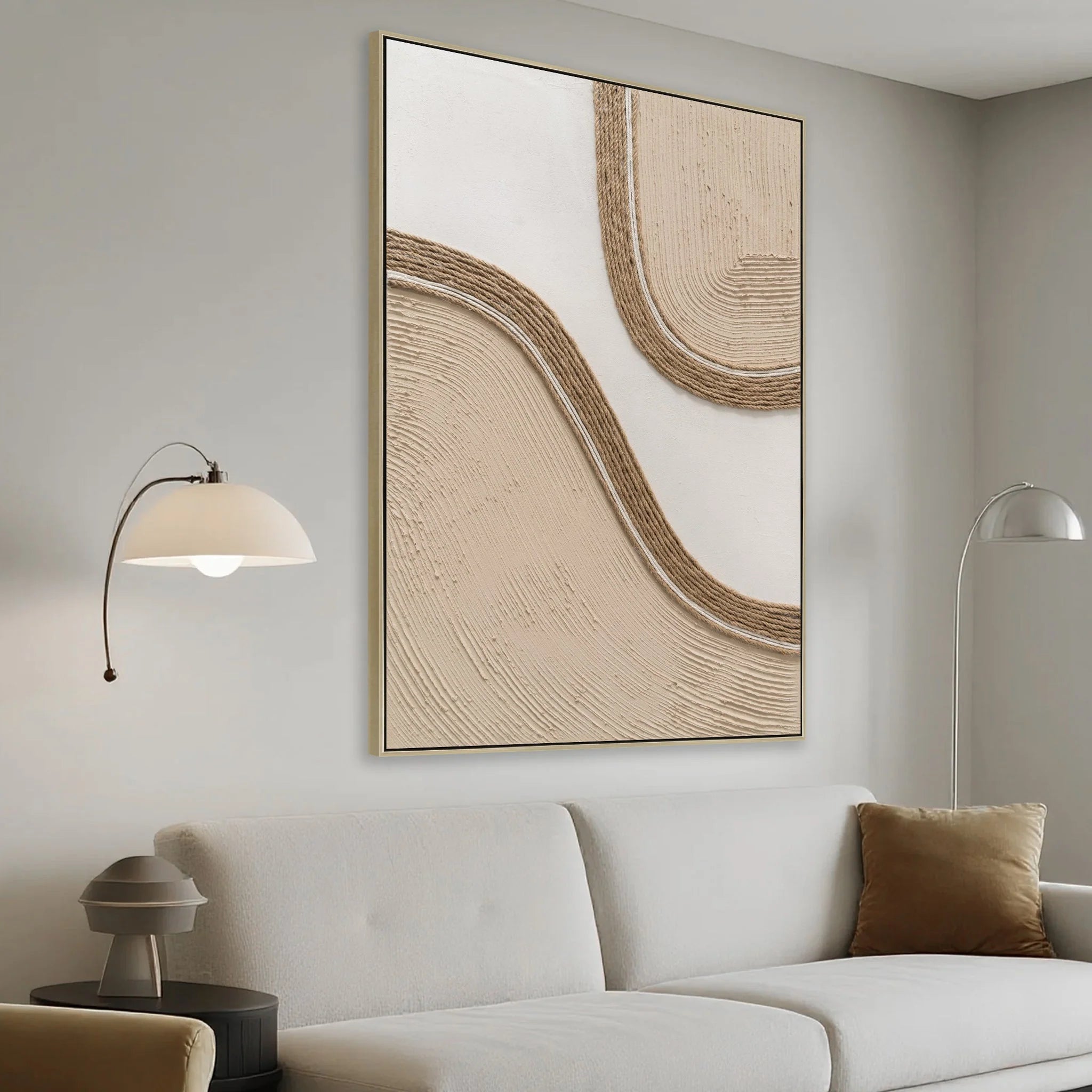 Showcasing Botomila 60 x 90cm Framed Canvas - Natural AR12208-CLO Artwork by Calibre Furniturs